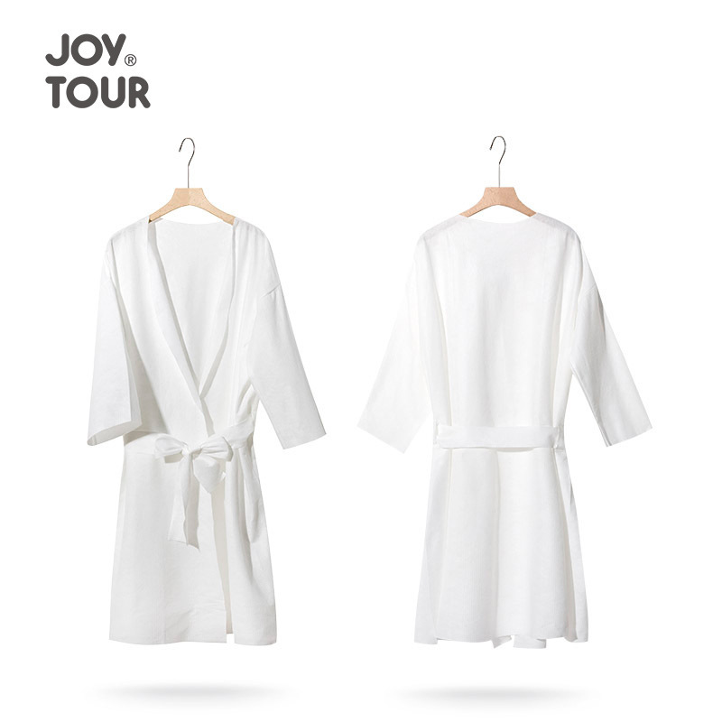 Hotel disposable bathrobe adult bath absorbent quick-drying portable travel hotel beauty salon pajamas wholesale