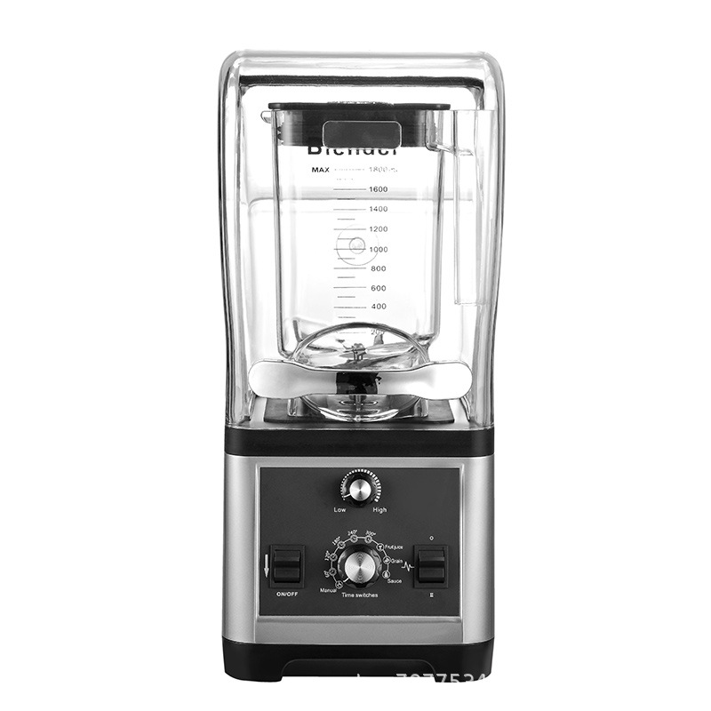 With cover noise reduction sand ice machine commercial milk tea shop bass with cover ice machine wall breaking cooking machine multifunctional ice crusher