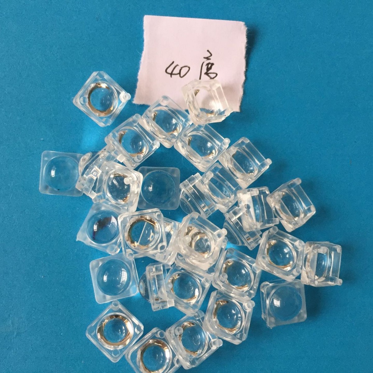 40 lens with feet universal 2835 3030 3535 5730 5050 lamp beads PMMA high light transmission factory in stock