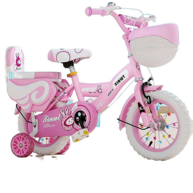 ~Children's Bike Girl Beginner 2-3-6-8-9 Years Old Baby Kids Bike 12-20inch Baby Pedals