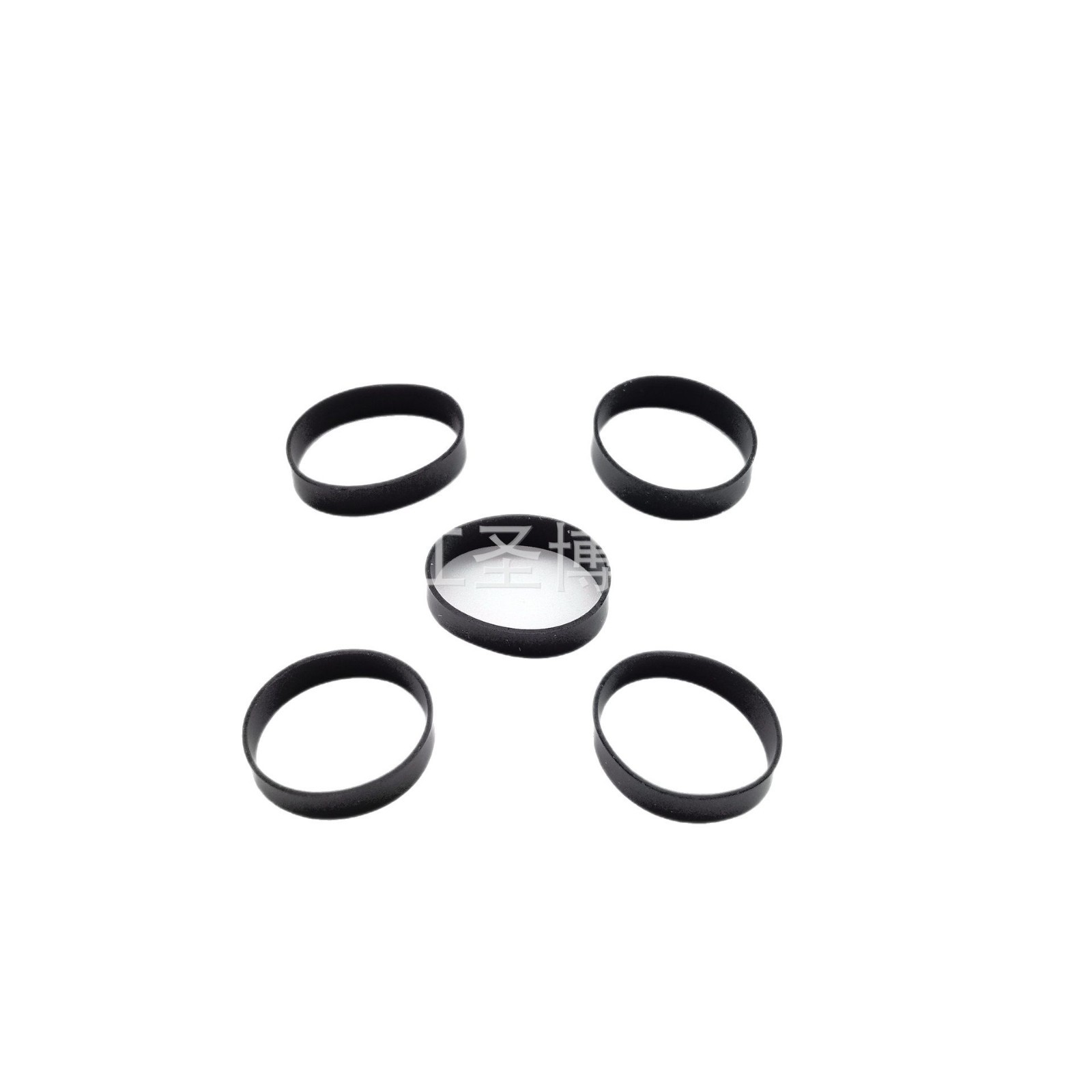 Black Silicone Tie Coil Rubber Coil Rubber Ring Data Cable Bundling Ring Tie Machine Special Silicone Ring