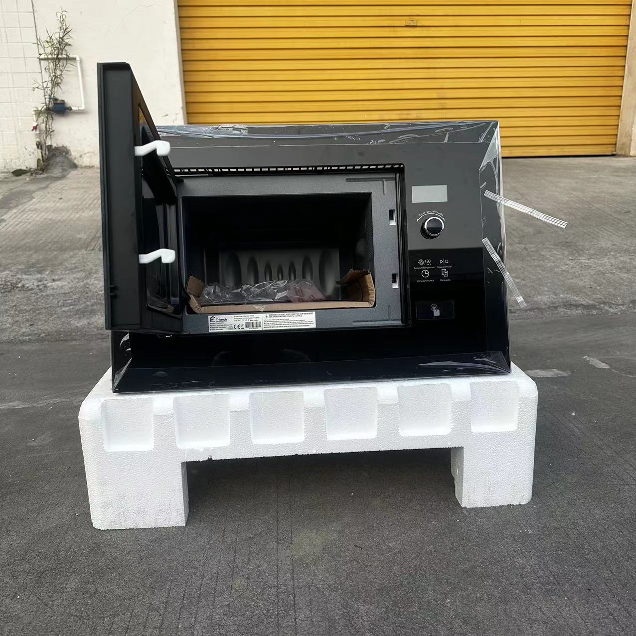 Black smart microwave oven home automatic embedded touch flat panel stereo microwave oven foreign trade