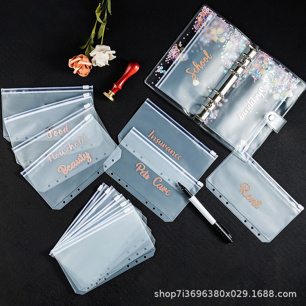 Кросс-граничное предложение многоразмерного блокнота для бюджета наличных PVC, макаронный ручной бухгалтерский блокнот с настраиваемым логотипом