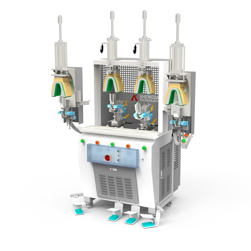 Шэнда Технология Гуандун, машина для формовки пятки с двойным охлаждением и двойным подогревом, прямая продажа от фабрики