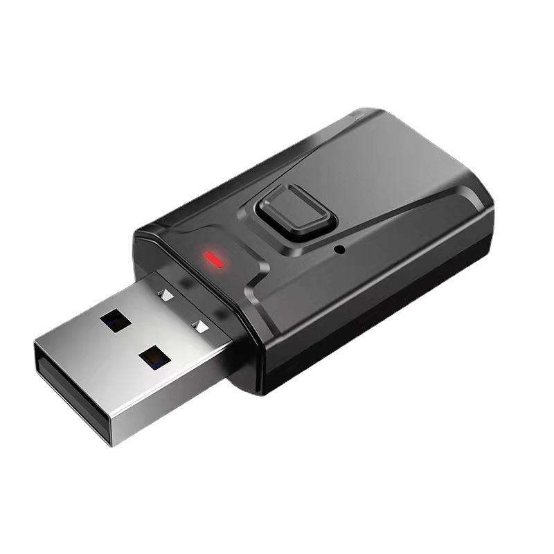 In stock car audio Bluetooth converter mobile phone USB Bluetooth 5.0 audio transmitting and receiving adapter T7-4