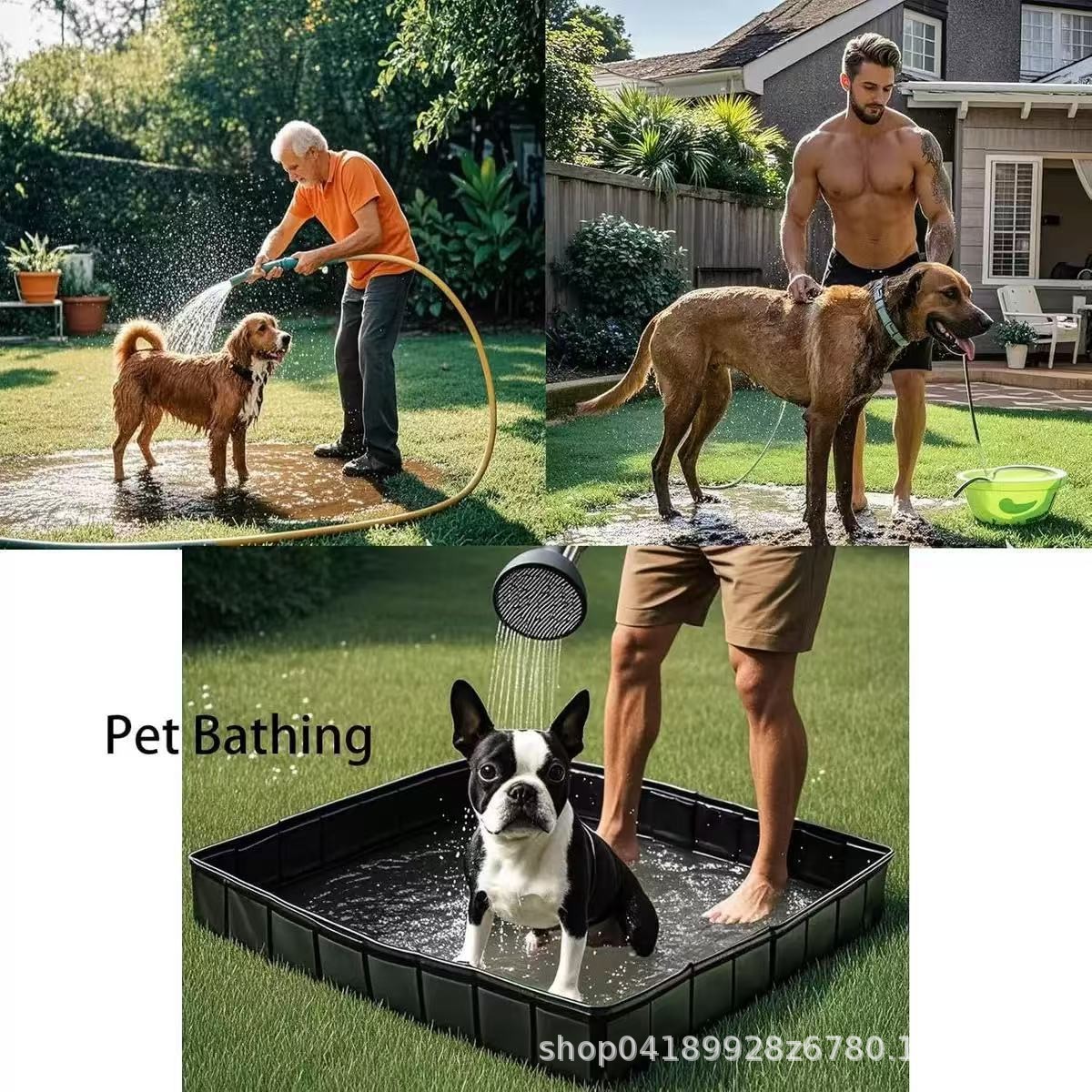 Cross-Border New Pvc Shower Tray, Outdoor Camping Bathing Tent, Movable Portable Bathing Water Storage Tank