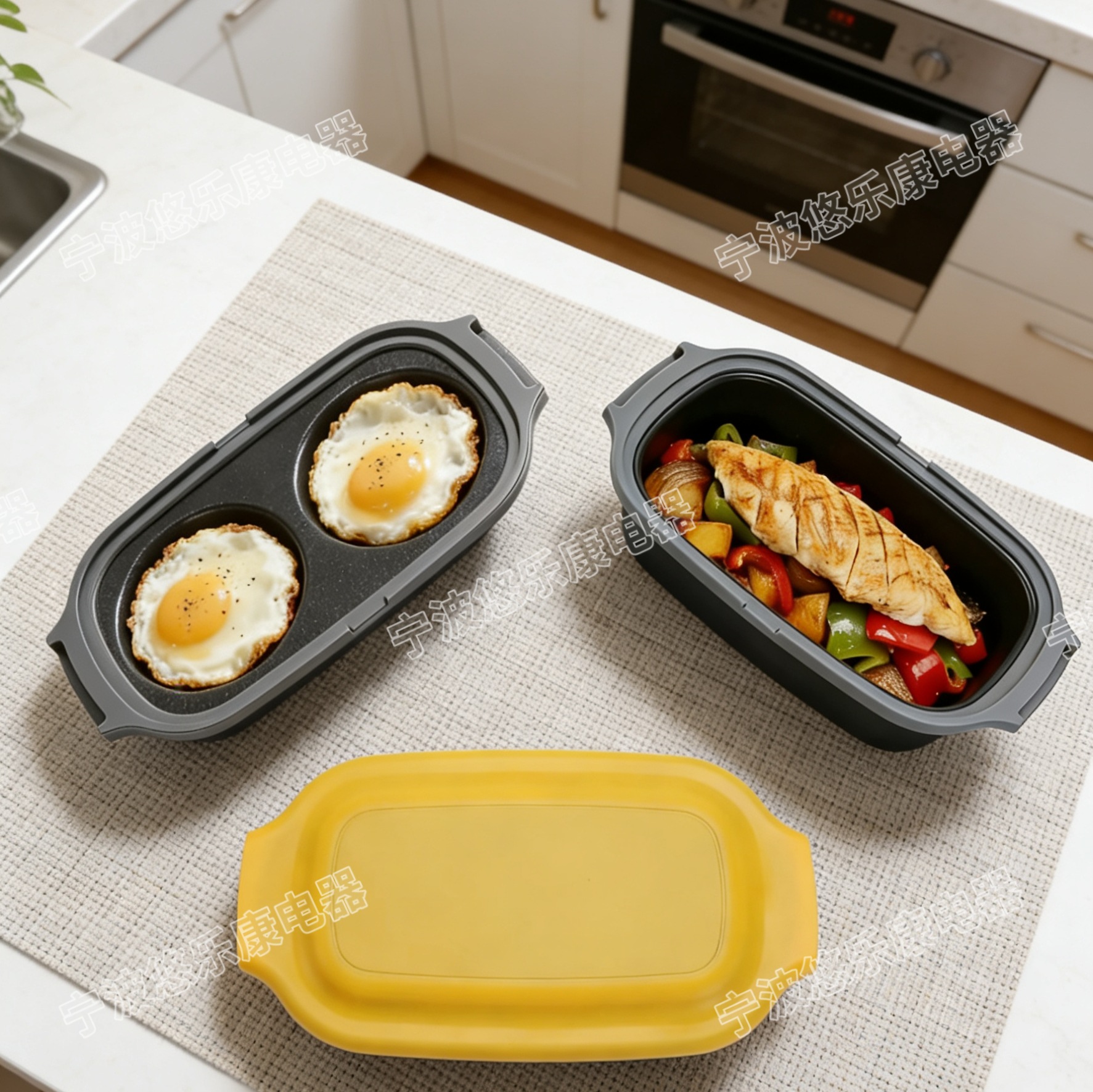 Многофункциональная сковорода для омлетов Toast Box, силиконовая форма для выпечки, специальная для микроволновки