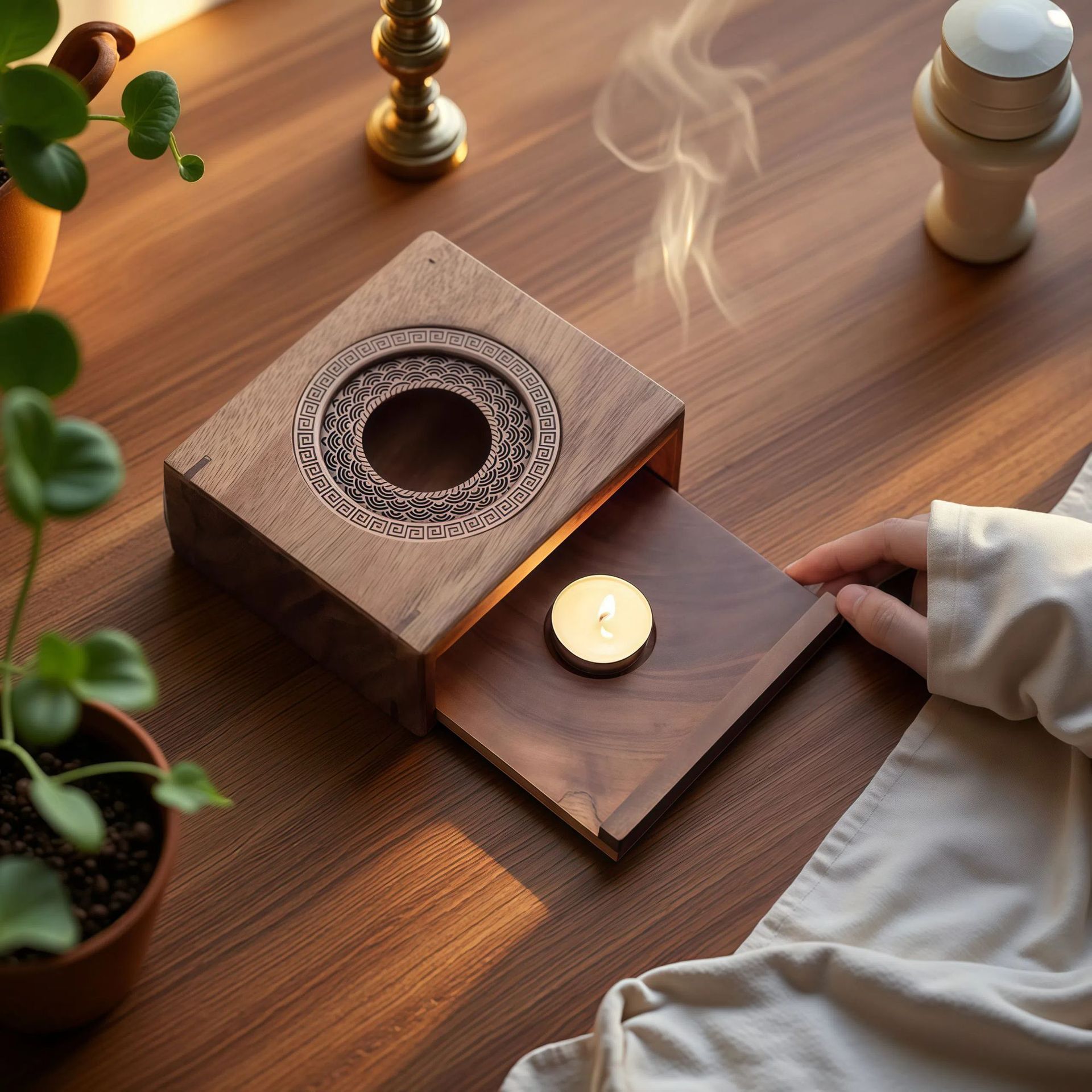 Чайная плита с свечой, подставка для свечи, подогреватель чая, основа для чайного подогревателя