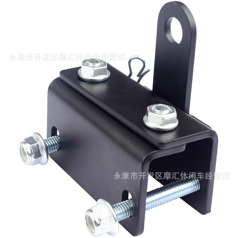 Snowmobile Bumper Hook Adjustable Heavy Duty Snow Sled Trailer Towing Steel Hook Kit