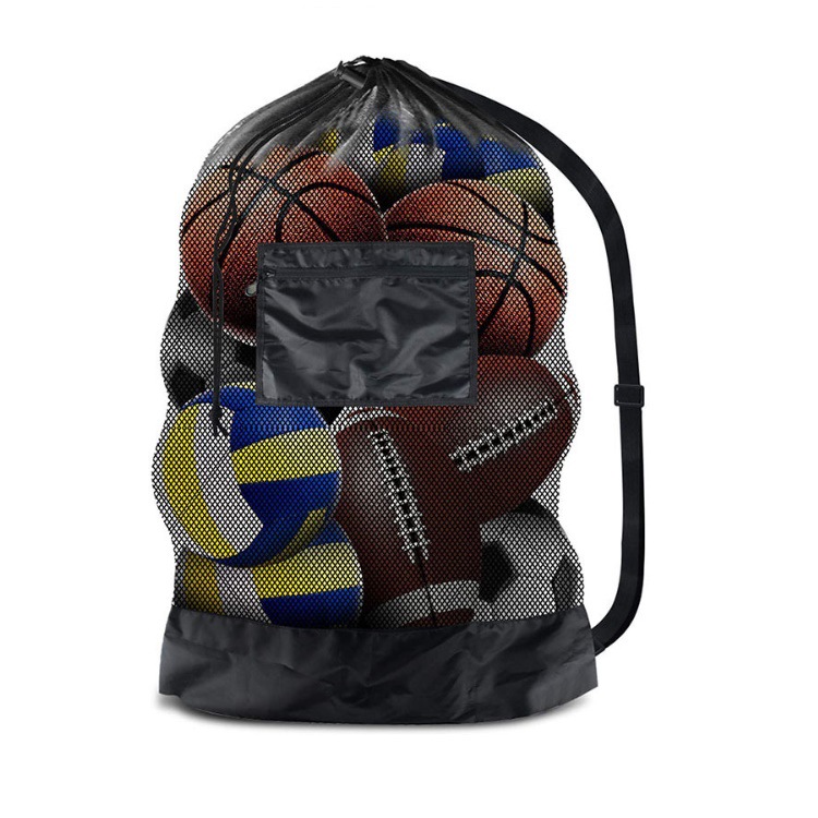 Amazon's Best-Selling Large-Capacity Training Football Basketball Volleyball Storage Mesh Bag Large Basketball Bag