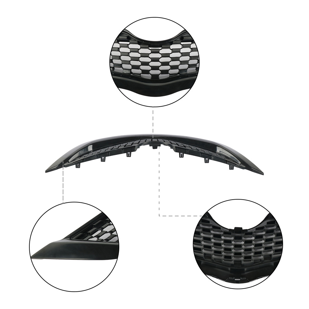 Suitable for Toyota Vios Car Modification Front Bumper Ventilation Grille Cover 08-10 Carbon Pattern Optional