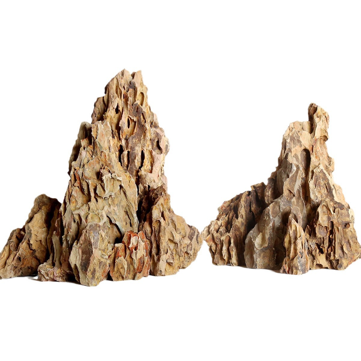 Turquoise stone fish tank landscaping rockery water tank turquoise stone aquarium landscaping large porous turquoise stone