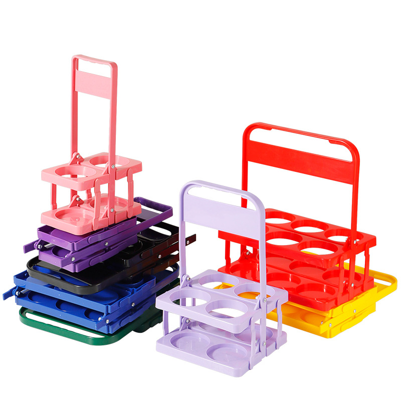 Six Bottles of Foldableing Wine Rack, Foldableable Plastic Beer Basket, Foldableable Drink Rack, Beer Rack, Portable 6 Bottles