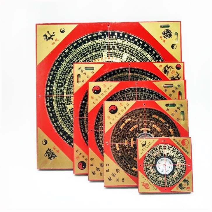 Wholesale Genuine Professional Feng Shui Compass, Hong Kong Tongsheng Compass with Pure Copper Panel and High-Grade Bakelite, Low-Cost Magnetic Field