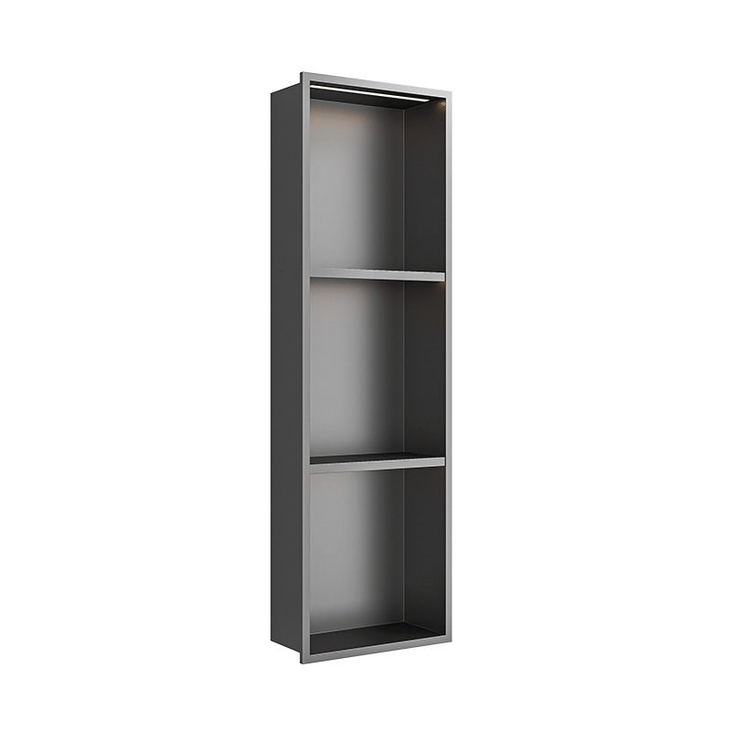 Stainless Steel Niche Bathroom Bathroom Living Room Tv Waterproof and Moisture-Proof Storage Embedded Cabinet Finished Storage Rack