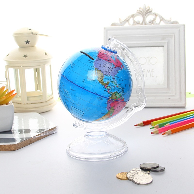 Globe piggy bank decoration HD student children piggy bank creative school Gift Piggy Bank Wholesale