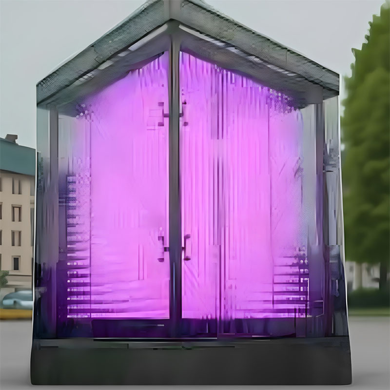 Exhibition Display 3D Matrix Chandelier Three-Dimensional Animation Light Cube Led Visual Programming Curtain Screen Light Creative Ornament Light