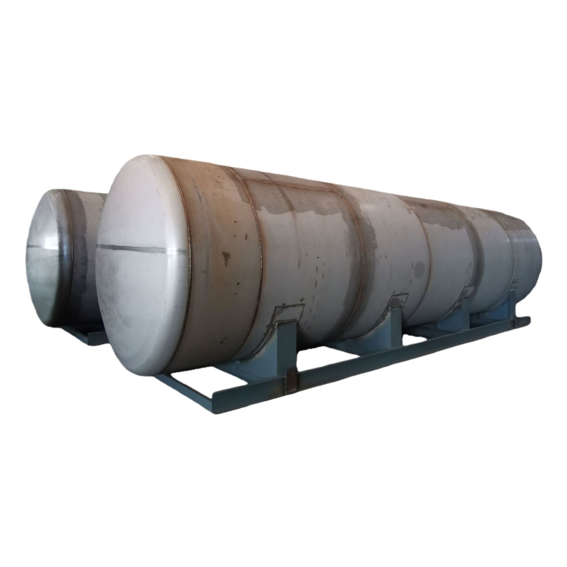 【Large 304 Export-Grade Stainless Steel Storage Tank】Food-Grade Raw Material Horizontal Tank Industrial Container Oil Tank Manufacturer