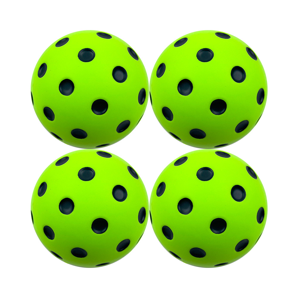 Silent Peak Ball PU Foam Black Dot Indoor Outdoor Practice Peak Ball Soft No Noise