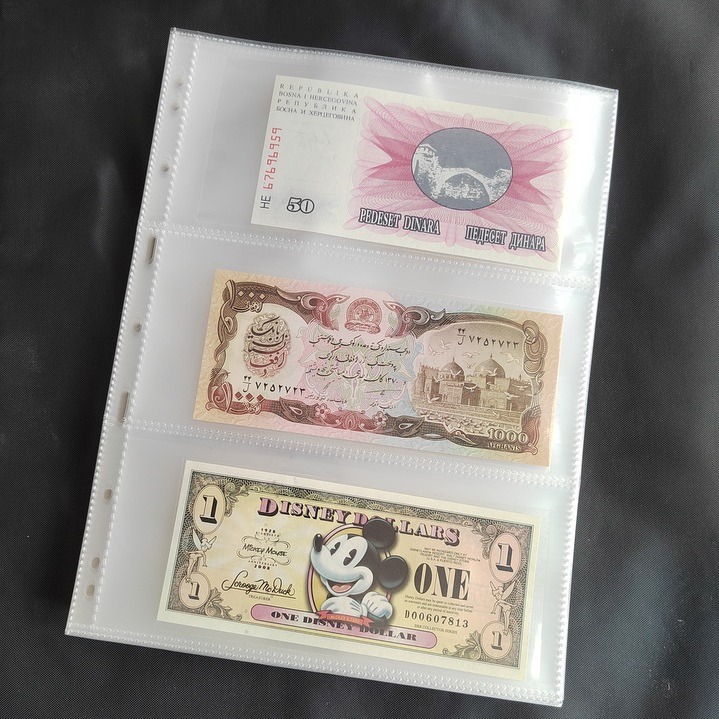 Factory Direct Supply Universal 9-Hole Coin Booklet Loose-Leaf 280*215mm Nine-Hole Neutral Export Model