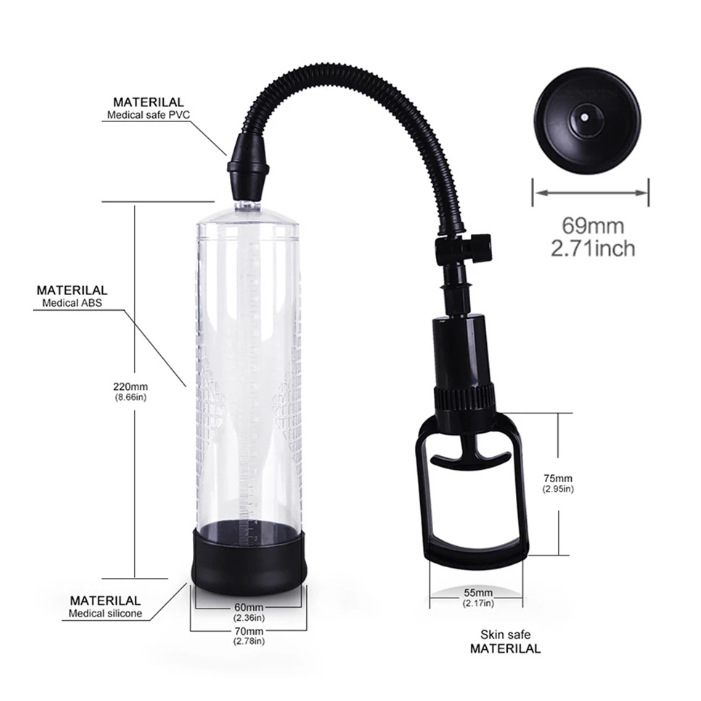 Pull rod negative pressure vacuum air pump booster male penis trainer Bo trainer aircraft Cup foreign trade supply