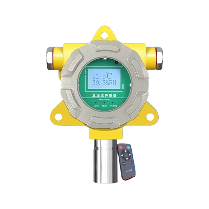 Pipeline Type Temperature and Humidity Transmitter High-Precision Rs485 Transmission Signal Temperature Detection Alarm Device Alarm