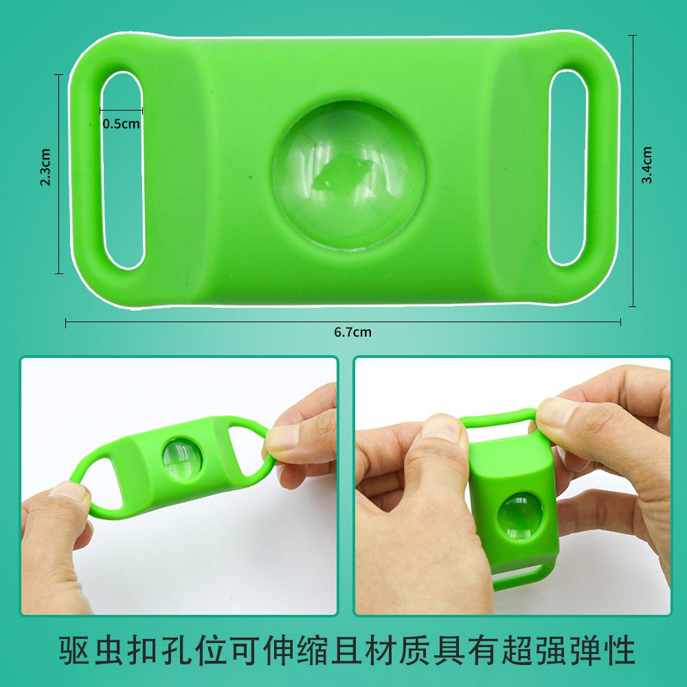 Amazon's Best-Selling Pet Cat and Dog Repellent Button Silicone Collar to Repel Fleas, Ticks, and Lice, in Stock