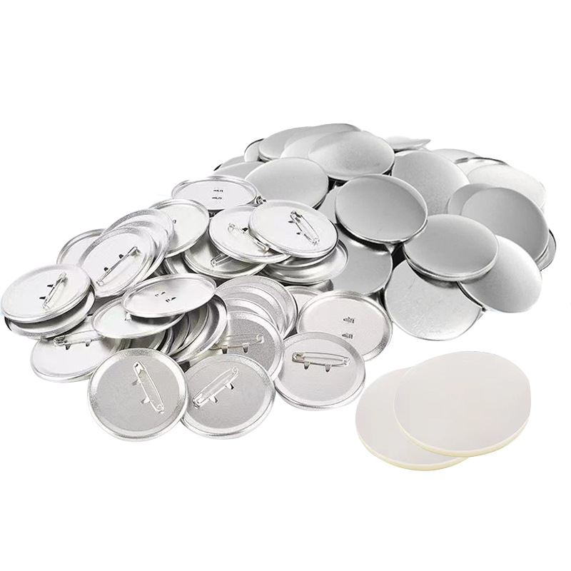 Tinplate Badge Blank Material Supplies Frosted Paper Clip Handmade Creative DIY Accessories Wholesale