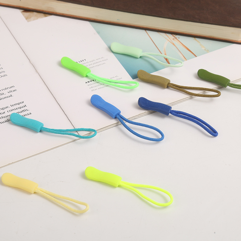 Zipper Head Lanyard Luggage Injection Molding Tail Rope Garment Lapan Lapan Lapang Lapang Lapang