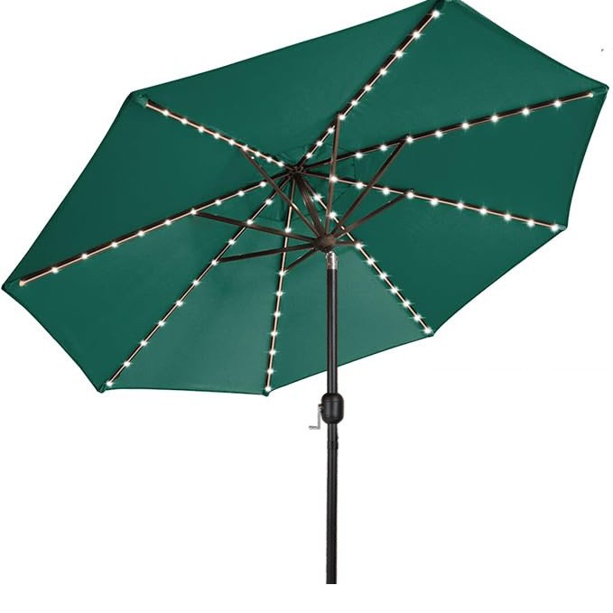 Outdoor Light String with Remote Control Parasol Courtyard Villa Home Stall Leisure Balcony Steering Center Column Umbrella