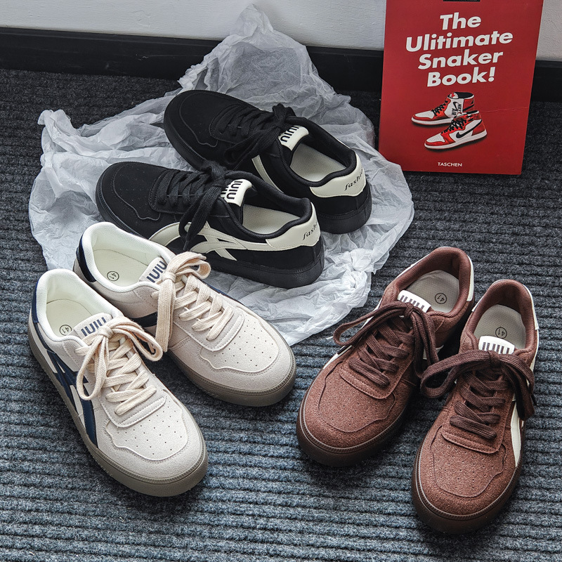 Vasibaen Ins Men's Shoes Trendy 2024 Autum New Versatile Original Design Canvas Shoes Casual Sneakers Trendy