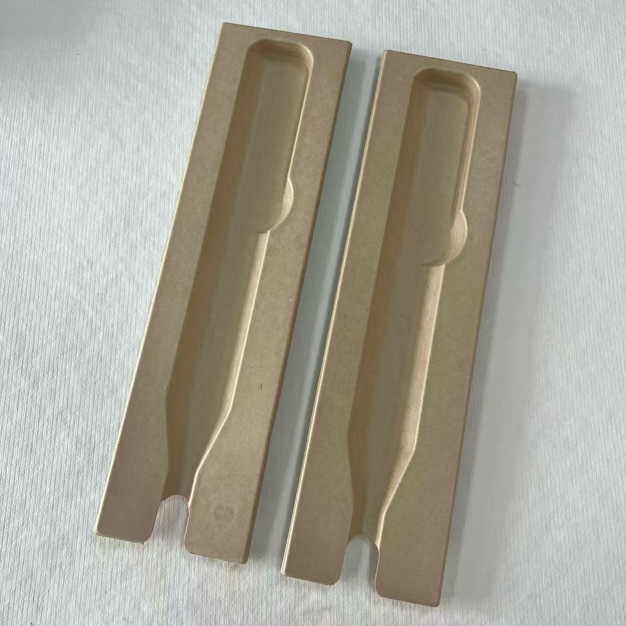 Paper Pulp Molding Manufacturer Comes with Drawings and Samples, Wet-Pressed Yellow Pulp Environmentally Friendly Material Shock-Proof and Drop-Proof Hairpin Paper Box Inner Tray