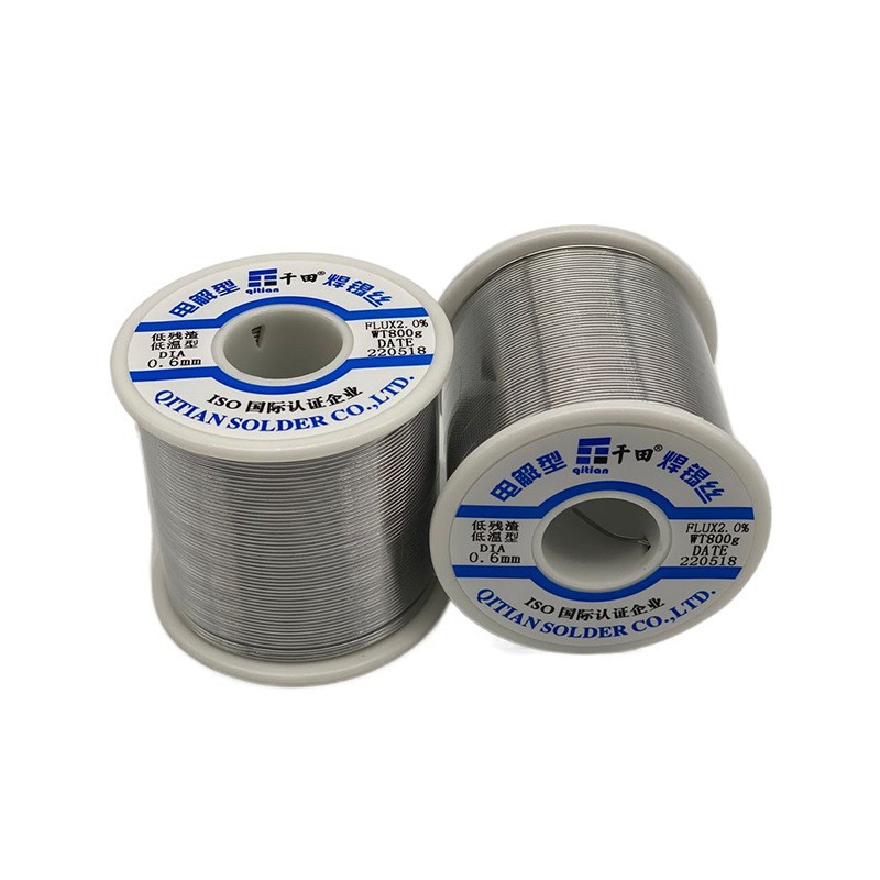 Wholesale 0.8mm Small Roll Rosin Core Tin Wire Lead Alloy Lead Solder Wire High Purity Sn43Pb57 Tin Wire