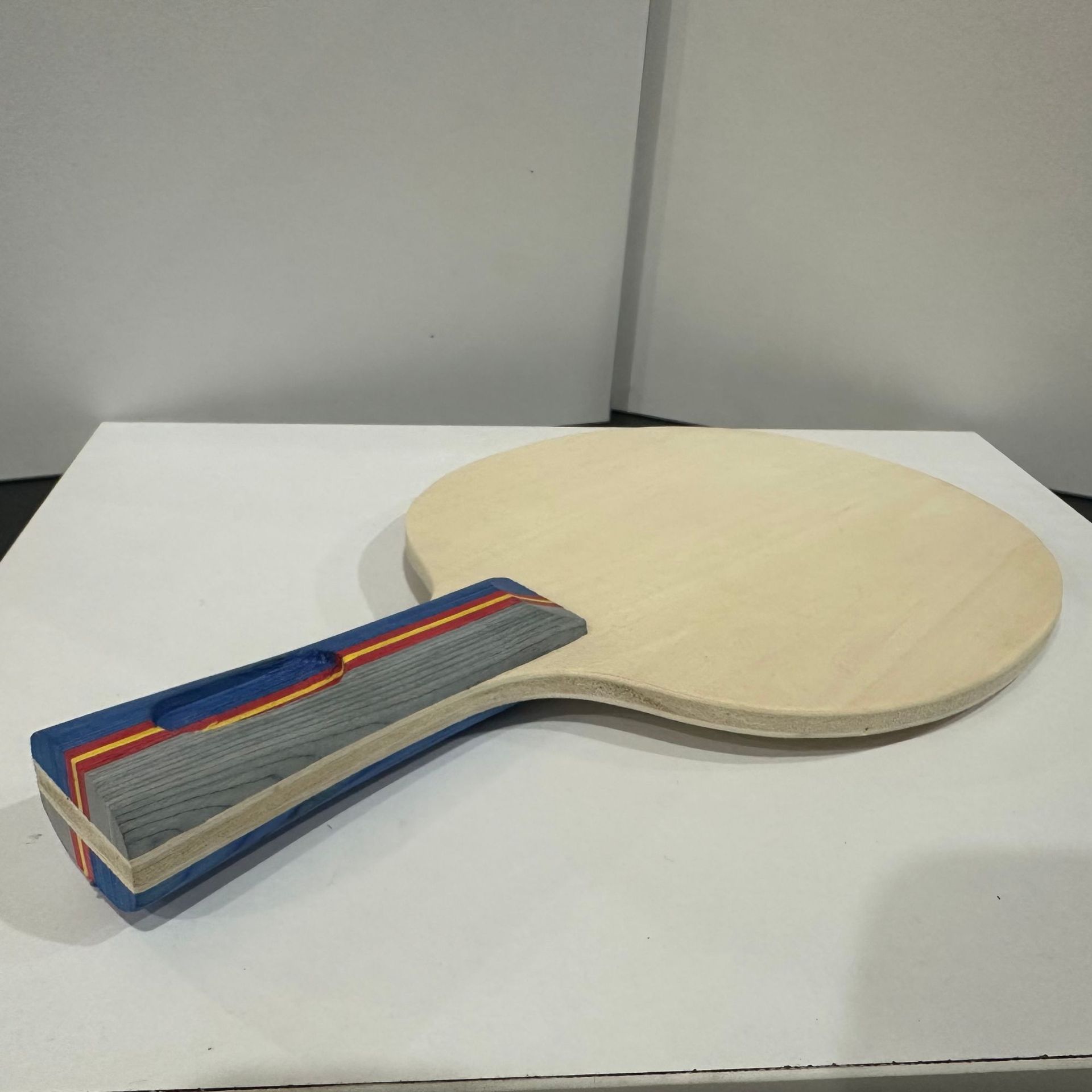 Table Tennis Blade Bottom Racket Provincial Training Youth Training Table Tennis Racket Blade Basswood Five-Layer Racket Children's Training