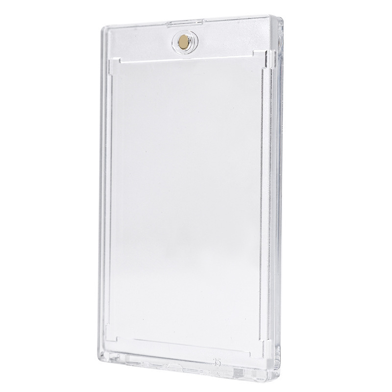 Strong Magnetic Card Brick Star Aidou Small Card Storage Box Album Three-inch Small Card Pony Polly Transparent Shell Card Set
