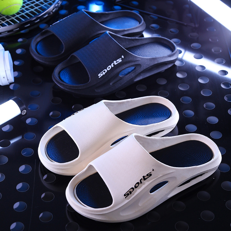 New platform slip-on slippers men's summer outdoor casual Sports men's shoes non-slip soft bottom beach sandals