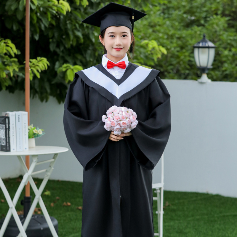 Taiwan Hong Kong Master's and Doctor's Clothing Spot College Students' Bachelor's Clothing Graduation Dress Arts and Engineering