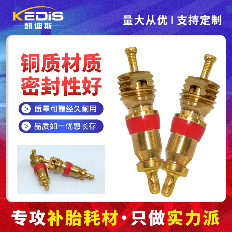 Прямые продажи завода, универсальный медный безкамерный клапан, газовая игла