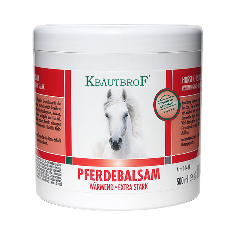 German Horse Cream Massage Essential Oil German Brand Horse Chestnut Cream Gel Relieves Joint Muscles Body Massage Cream Wholesale