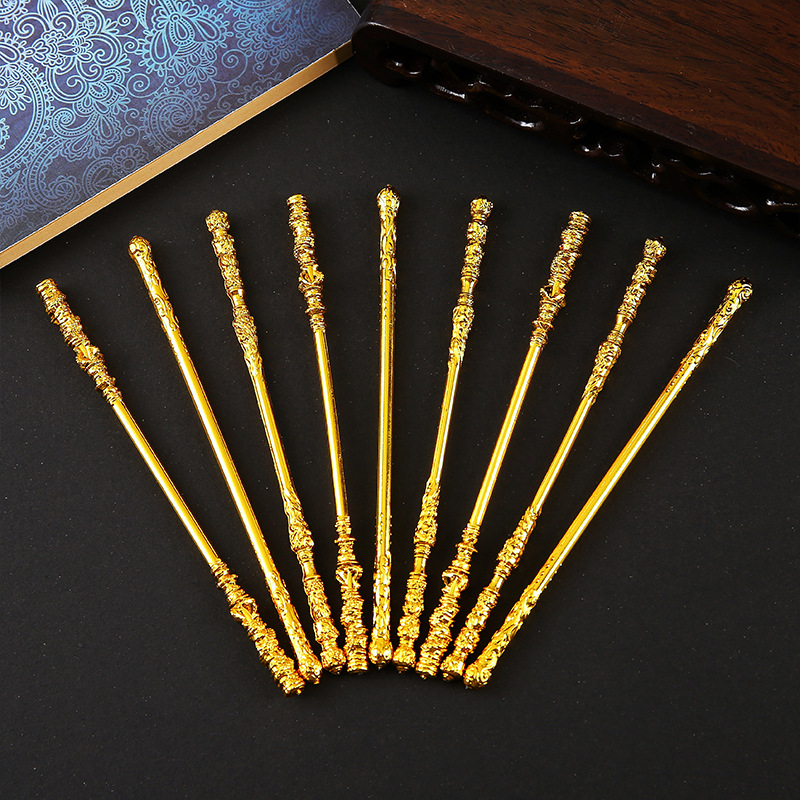 Игрушка Вуконг Руйи Золотая палка, окружение игры, мини-металлические изделия, украшения, модель, подарки для детского сада