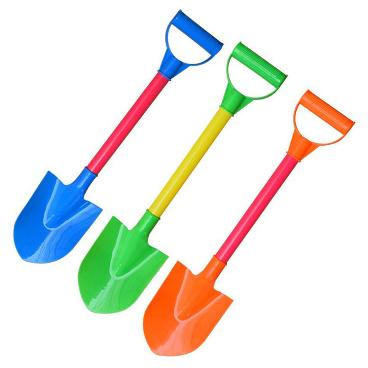 Spot children's beach shovel 50cm play house plastic snow shovel toy sand digging tools stall supply wholesale