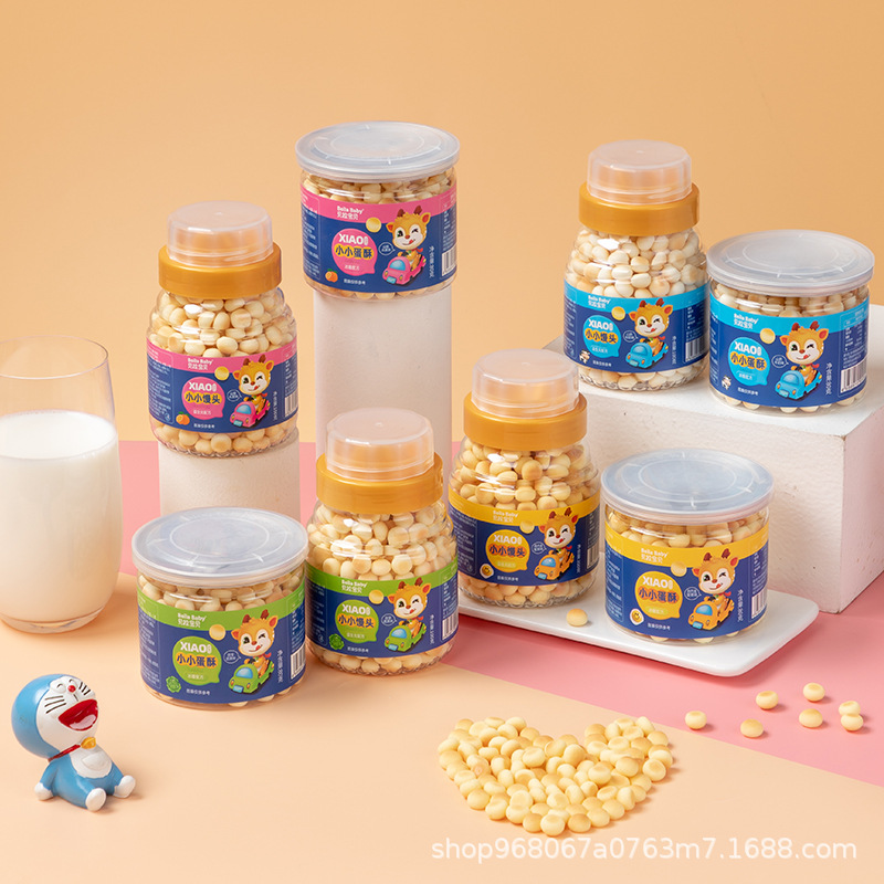 Bella мини булочки с молочной начинкой 80г, закуска для детей, легкие в употреблении печенья с ямсом и молоком