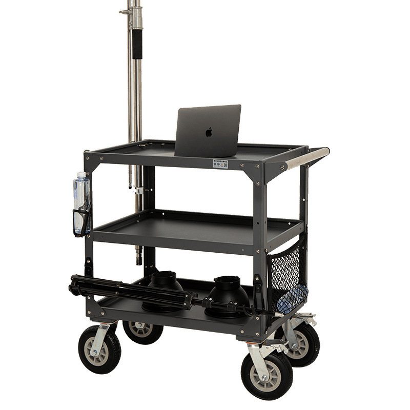 Director's Cart for Storage, Film and Television Cart, Film and Television Rack, Photography Equipment Trolley, Studio Shooting Cart, Monitor Cart Ai Shi
