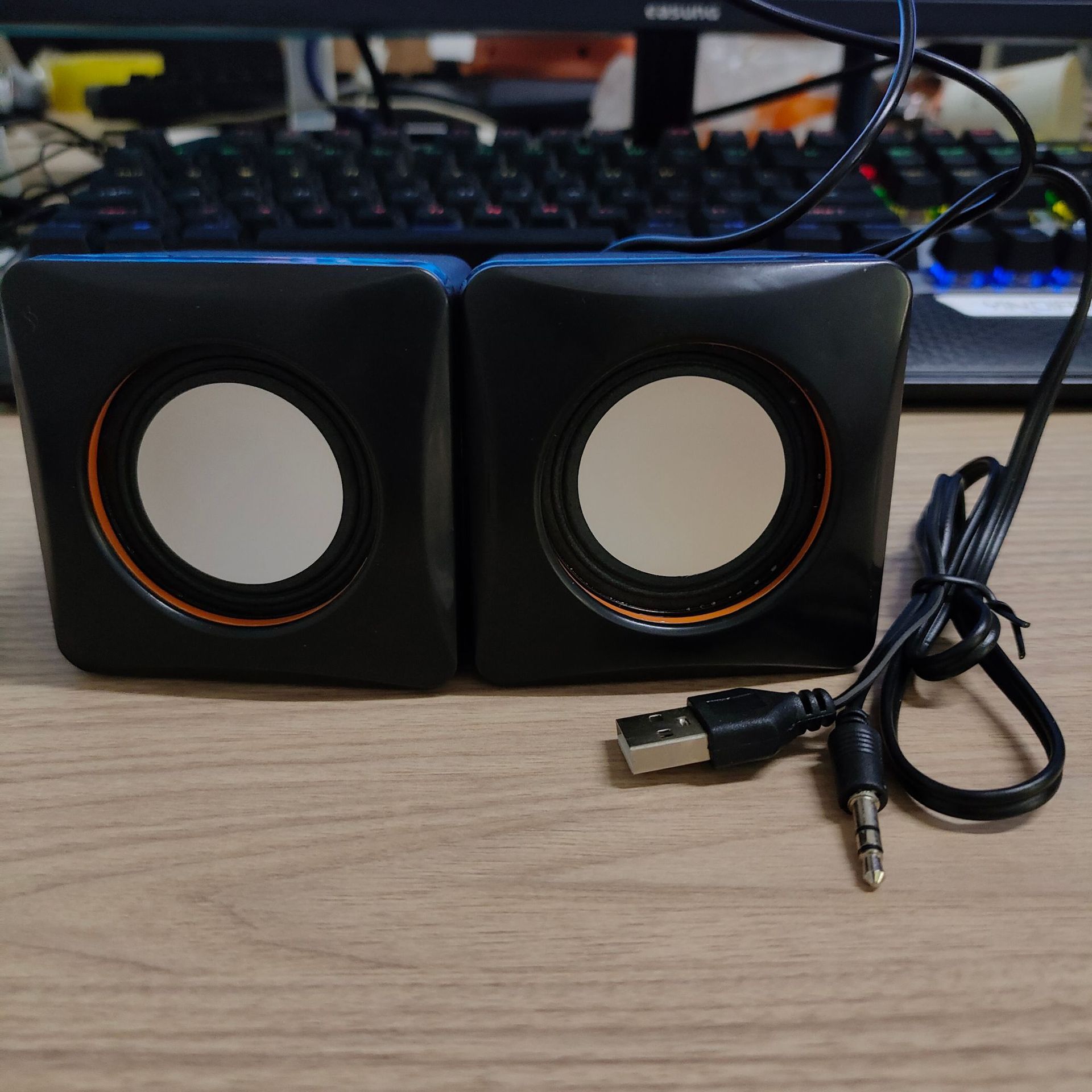 usb динамик малый проводной настольный компьютерный малый динамик настольный домашний мини мобильный телефон офисная комната