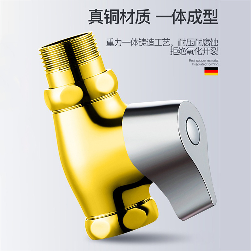 Factory wholesale copper toilet flush valve school toilet valve urinal delay valve squatting toilet flush valve