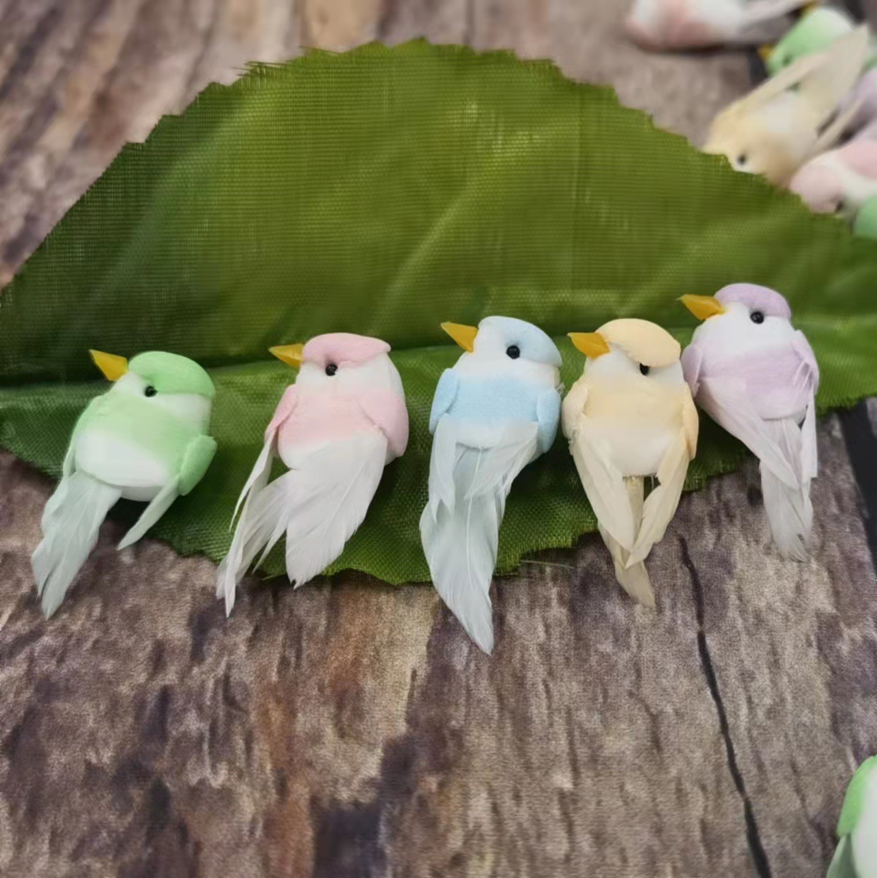 Заколка для волос Niang Da Ai/Многоцветная толстая птица/Заколка с 1 юанем (в наличии)