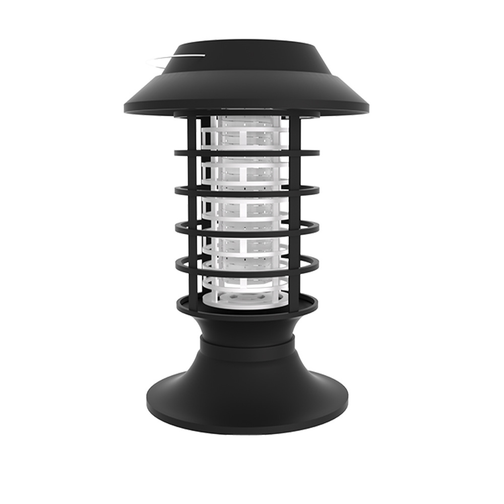 Solar Anti-mosquito Lamp Household Courtyard Mosquito Repellent Lawn Lamp Small Courtyard Garden Mosquito Repellent Artifact Outdoor Waterproof Anti-insect Lamp