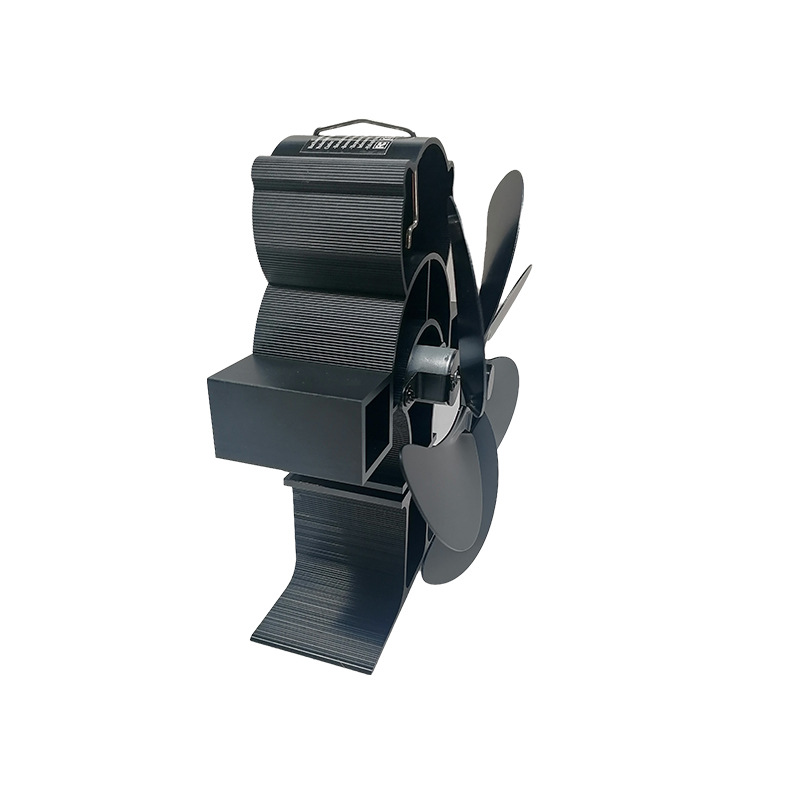 Panda New Model Fireplace Heat-Powered Fan, Thermal Energy Fan with 6 Blades, Large Diameter 170, No Need for Electricity, Thermoelectric Power Generation