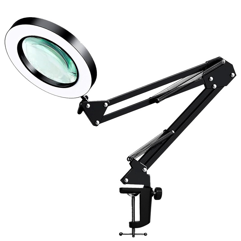 Eye Protection Reading Learning Lamp Led Long Arm American Table Lamp Welding Appraisal Repair Work Foldableing Magnifying Glass Table Lamp