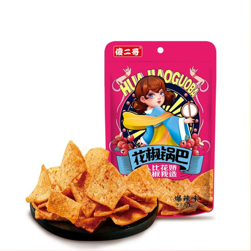 Fried Peanut Strange Flavor Hu Dou Silly Second Brother Spicy Spicy Orchid Bean Southern Milk Peanut Spicy Snacks Wholesale